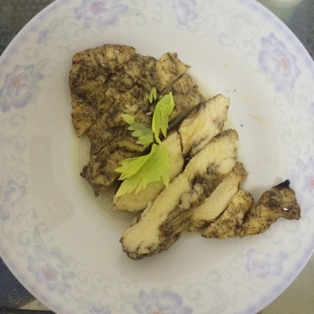 简易烤鸡胸条