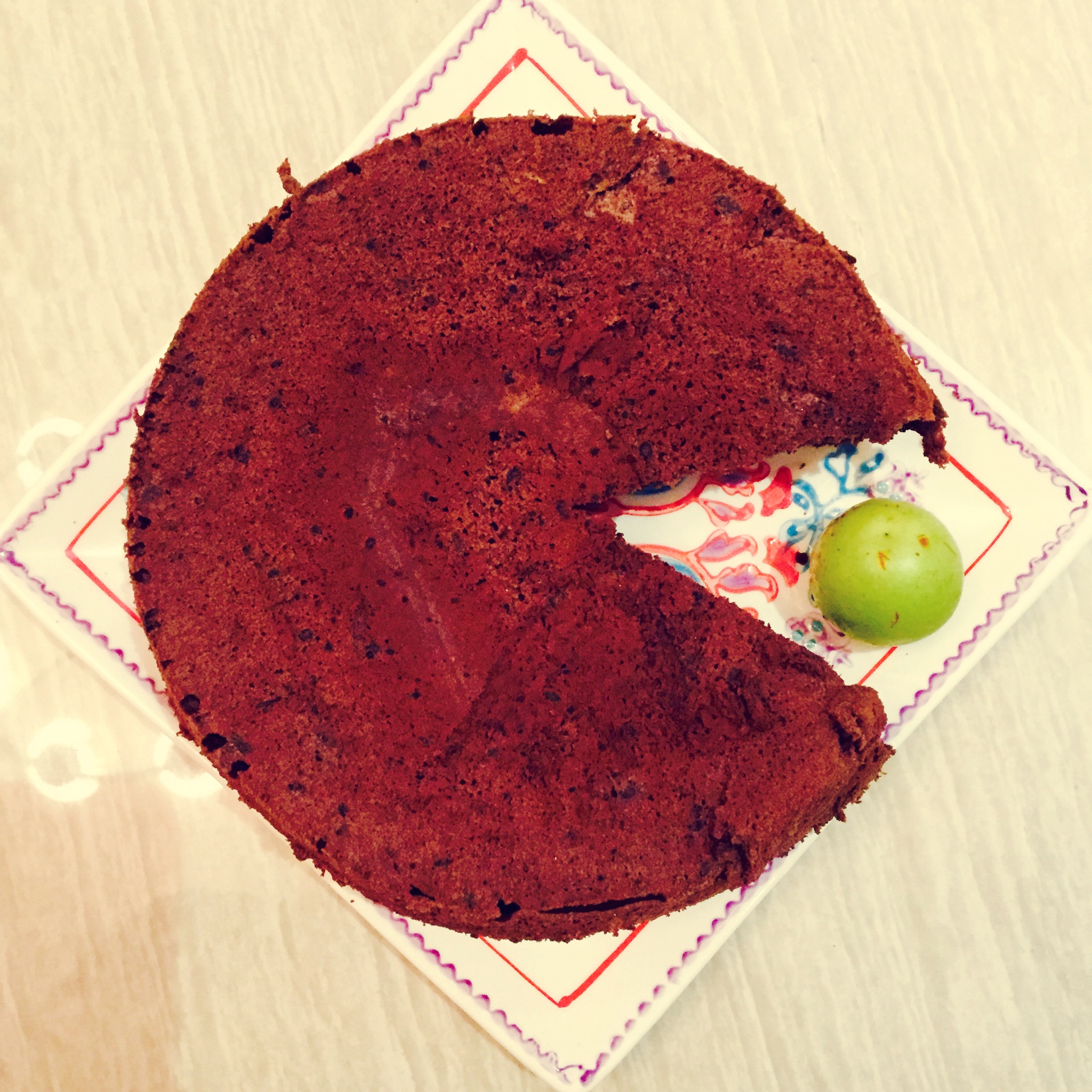 无油可可戚风蛋糕（2蛋6寸）