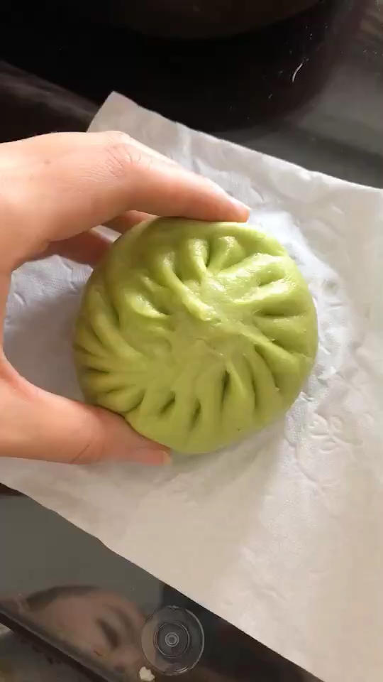 菠菜提褶包子（详细的视频）
