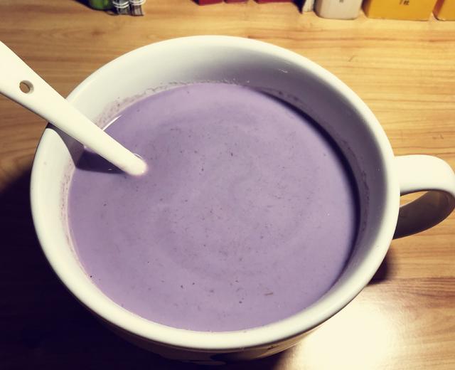 紫薯泥➕牛奶=香芋奶昔