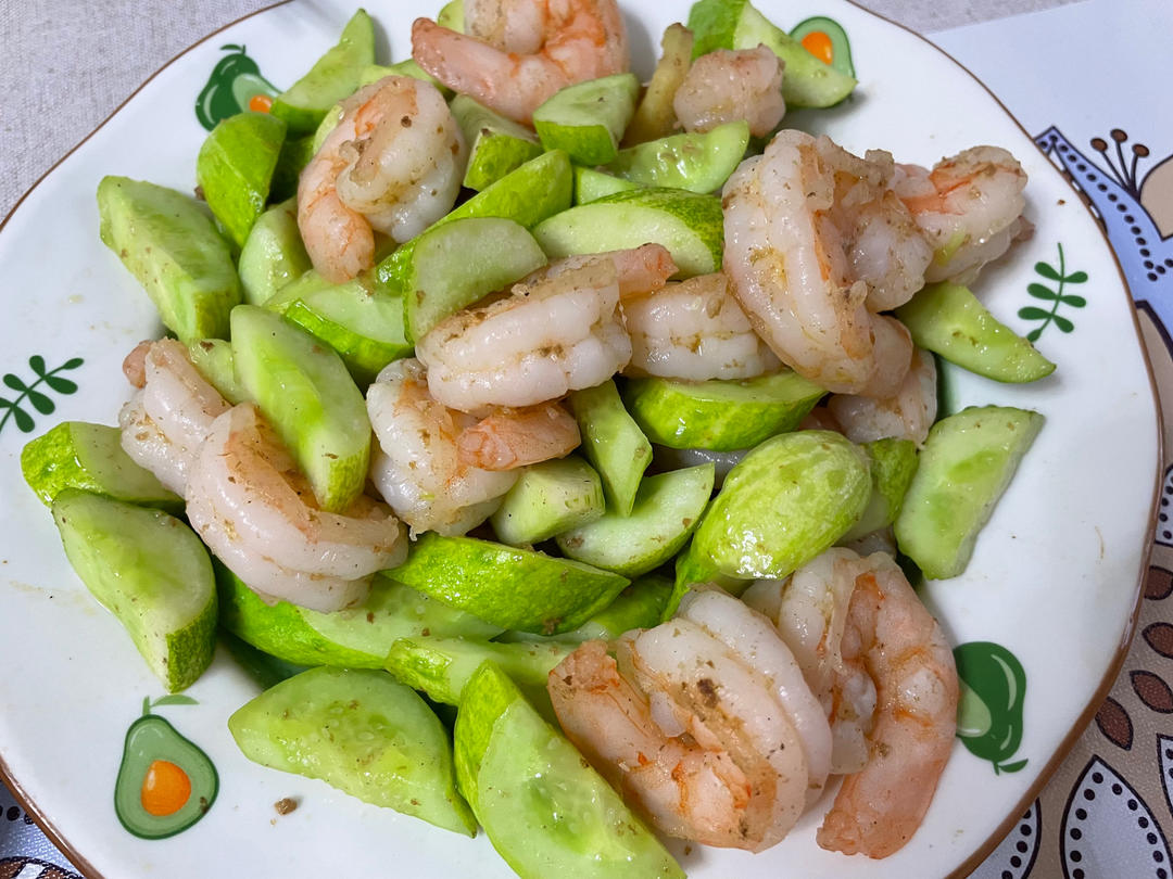 🔥一人食|黄瓜炒虾仁（低卡减脂高蛋白）
