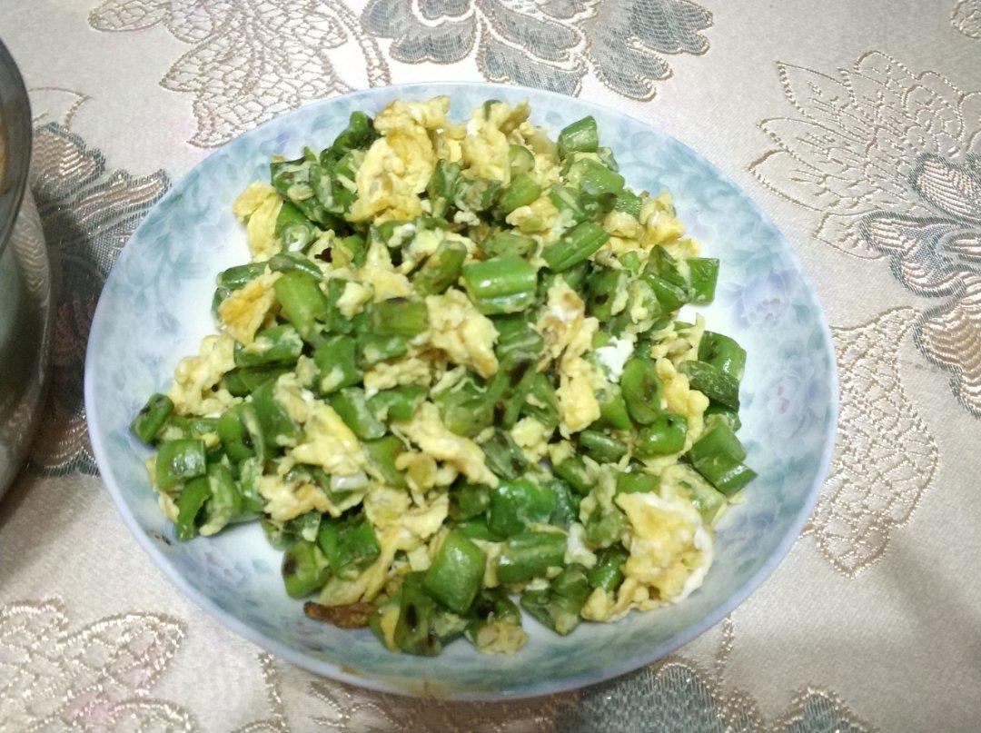 四季豆炒蛋