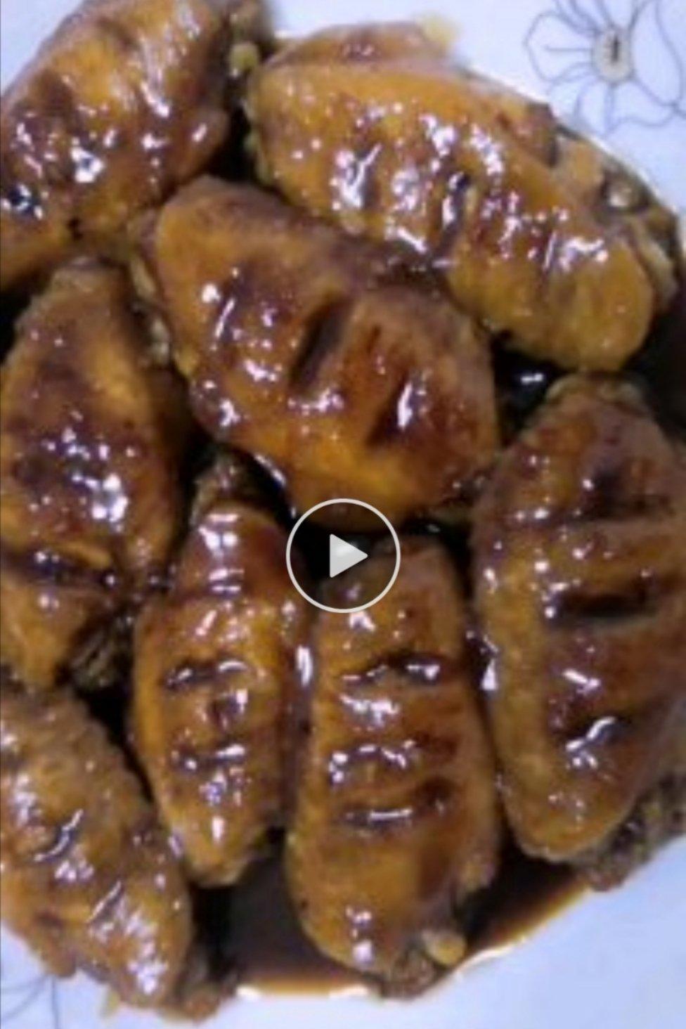 蜜汁鸡翅 Honey Coated Roast Chicken Wings
