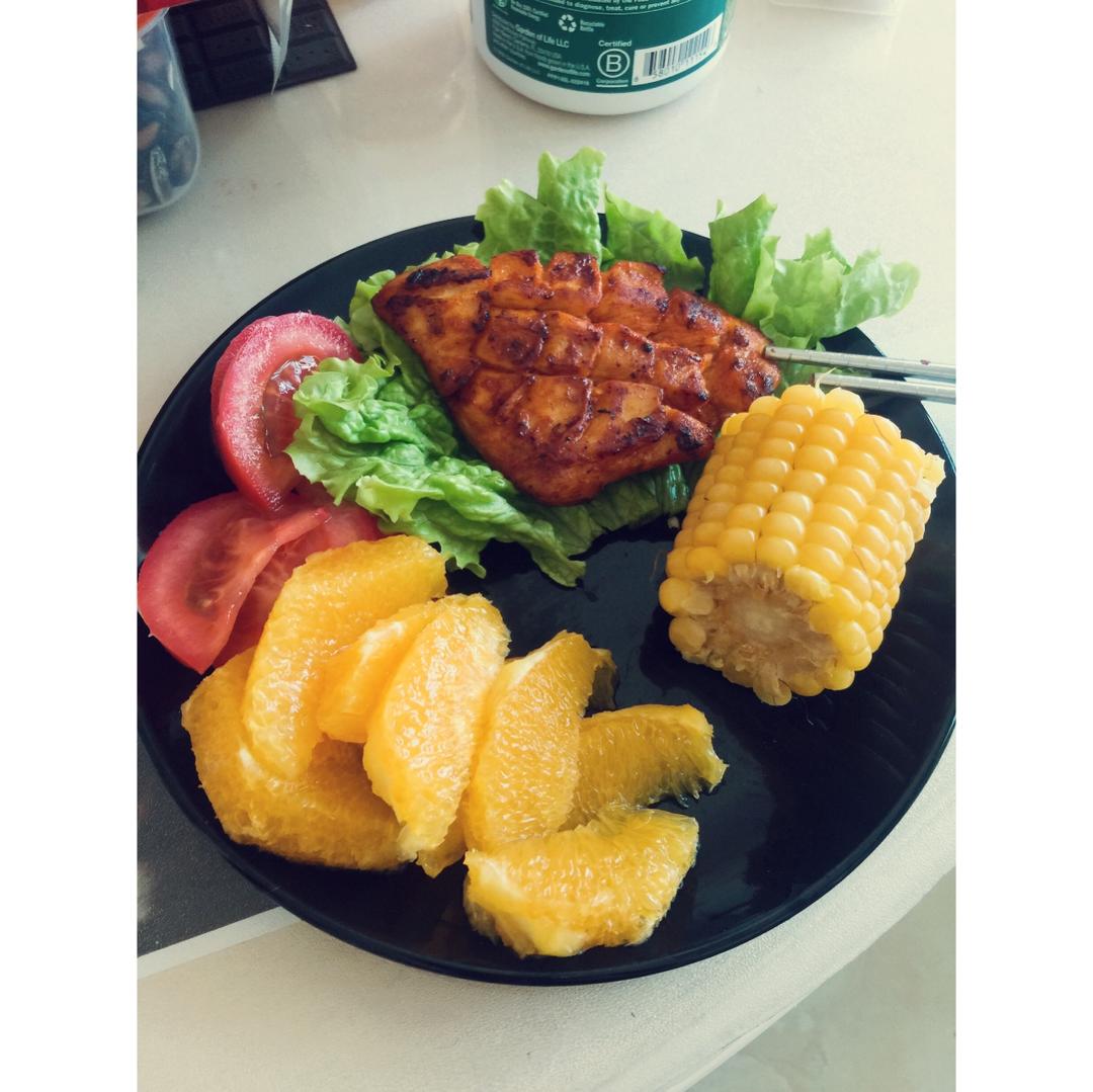 香煎奥尔良鸡胸肉