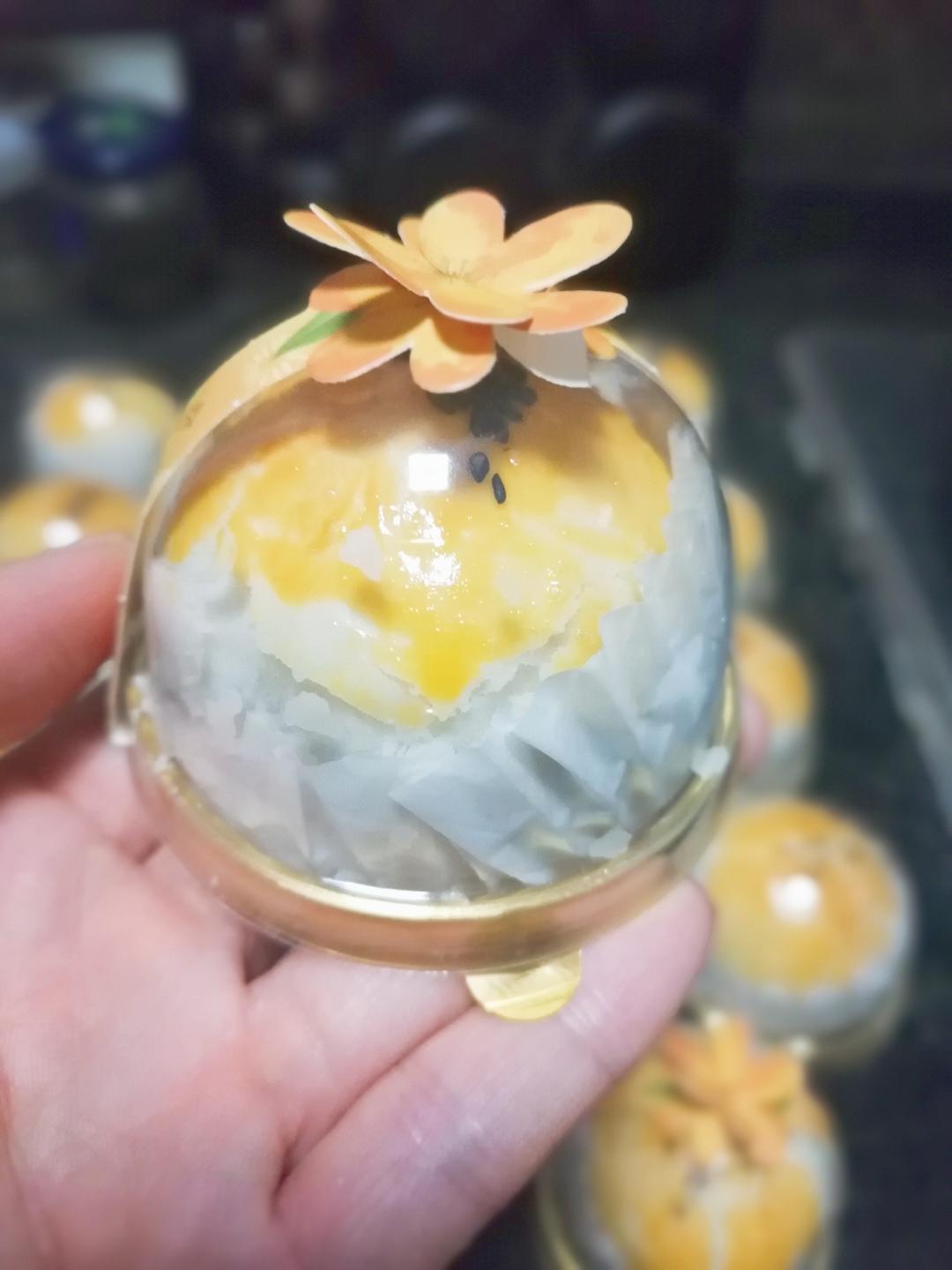 麻薯肉松蛋黄酥的做法