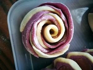 丫头花样紫薯馒头的做法 步骤9