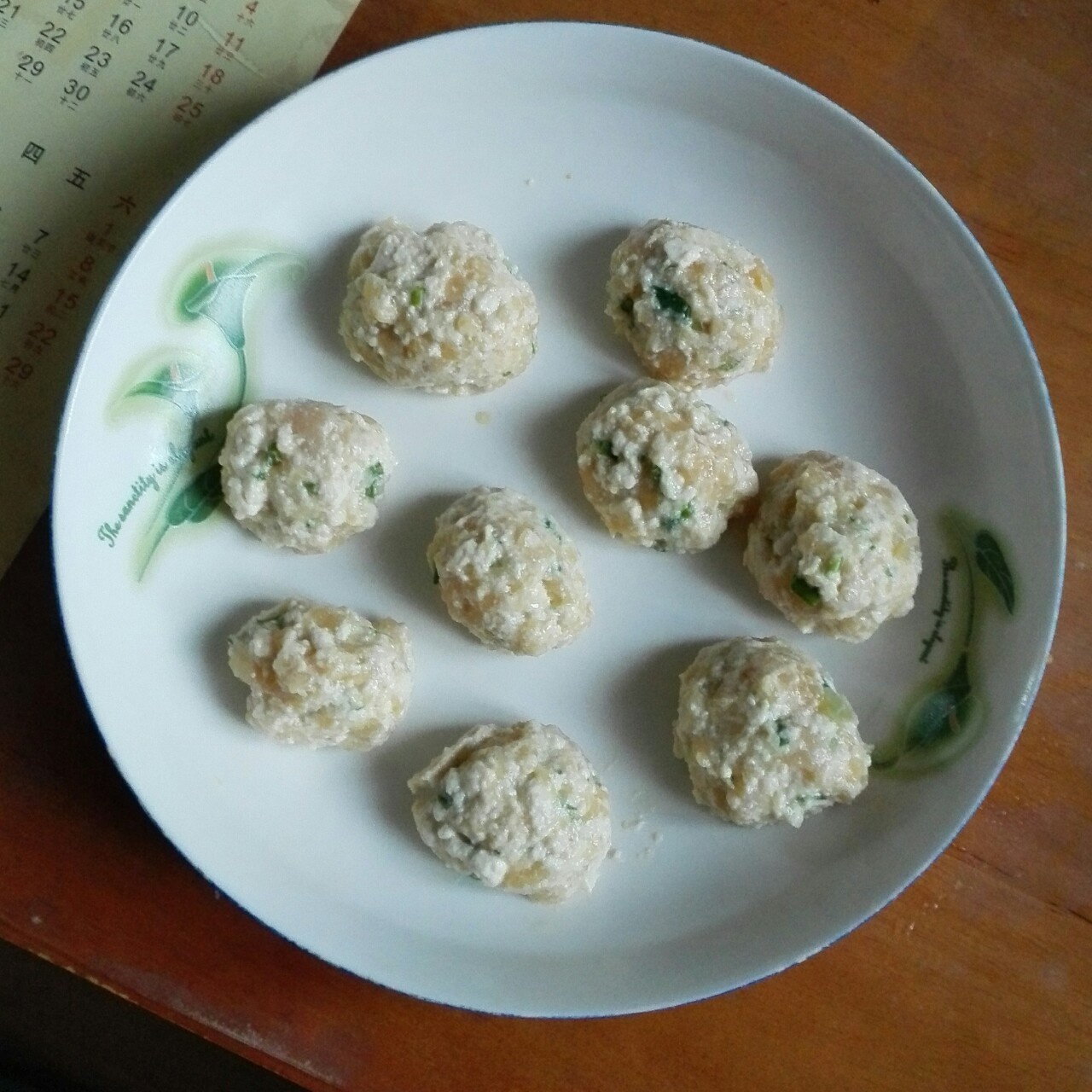 软绵绵的鸡肉豆腐丸（无油）