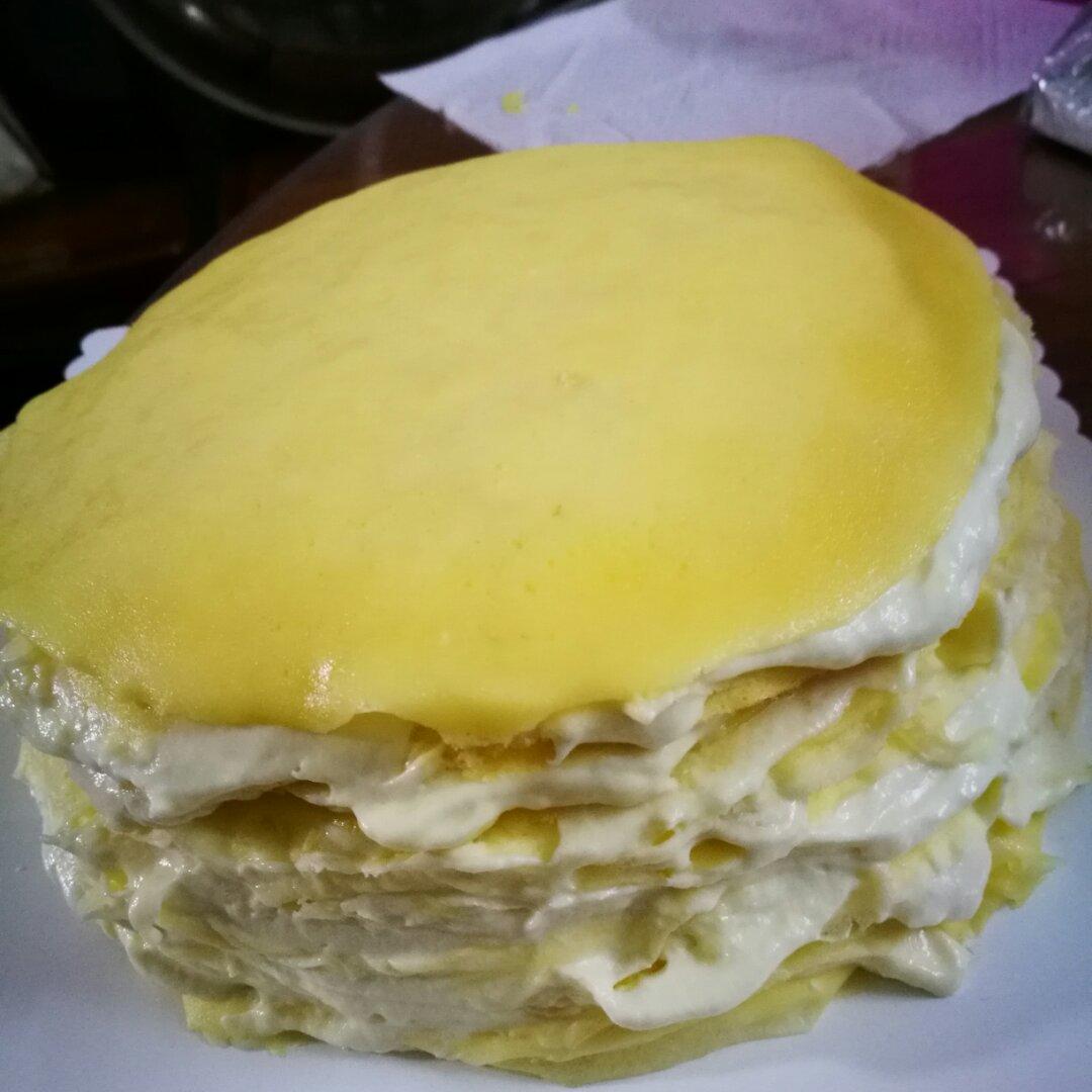 榴莲千层蛋糕#皮黑森林#