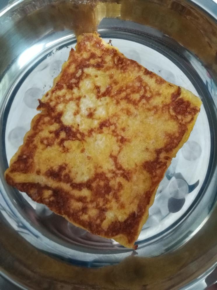 黄油鸡蛋面包片的做法