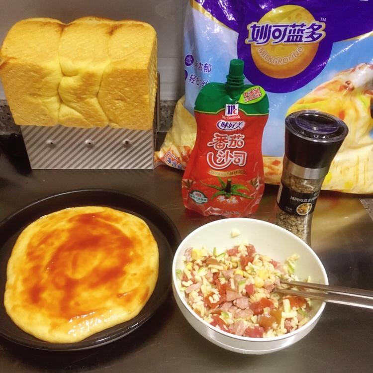 纯奶手撕吐司的做法 步骤1