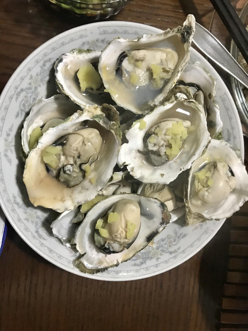 清蒸生蚝