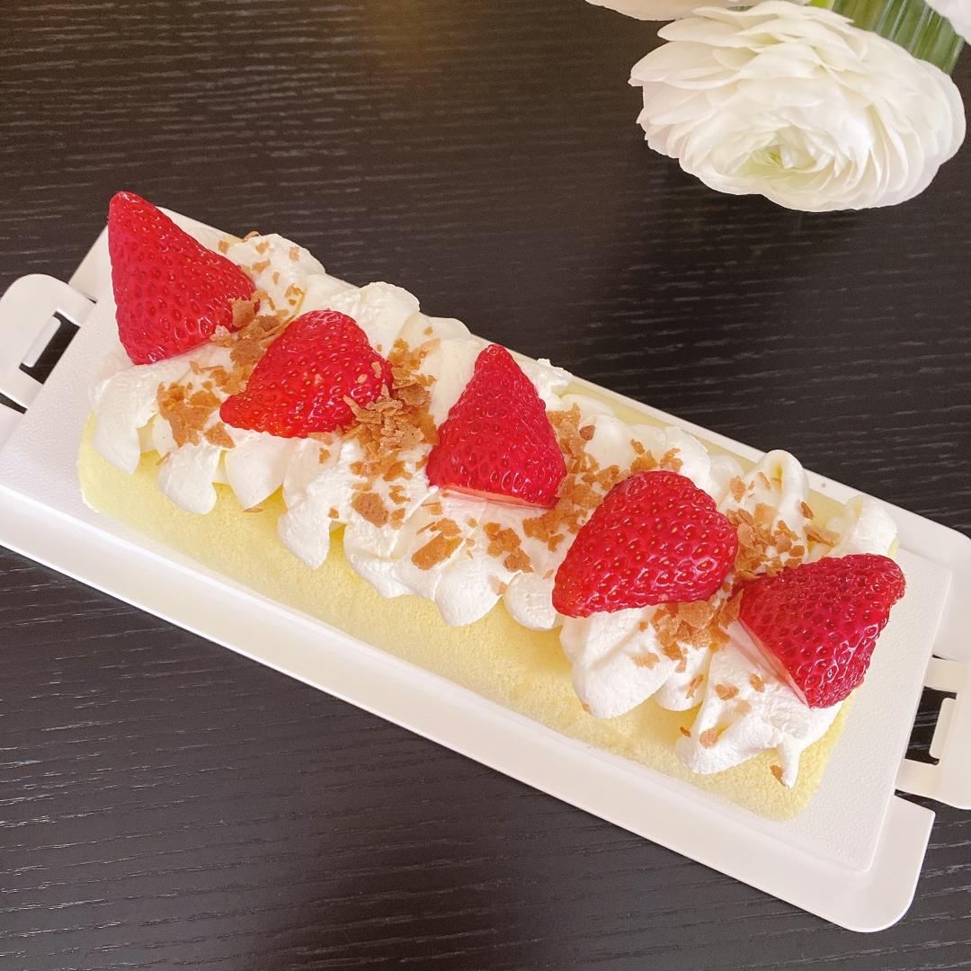 草莓奶油卷/O卷/小山卷