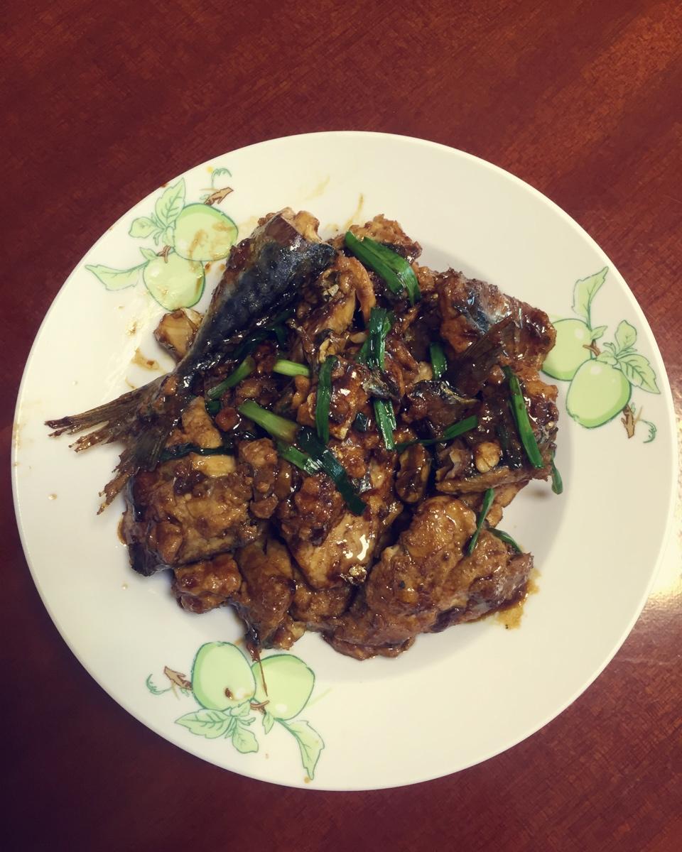 回锅秋刀鱼