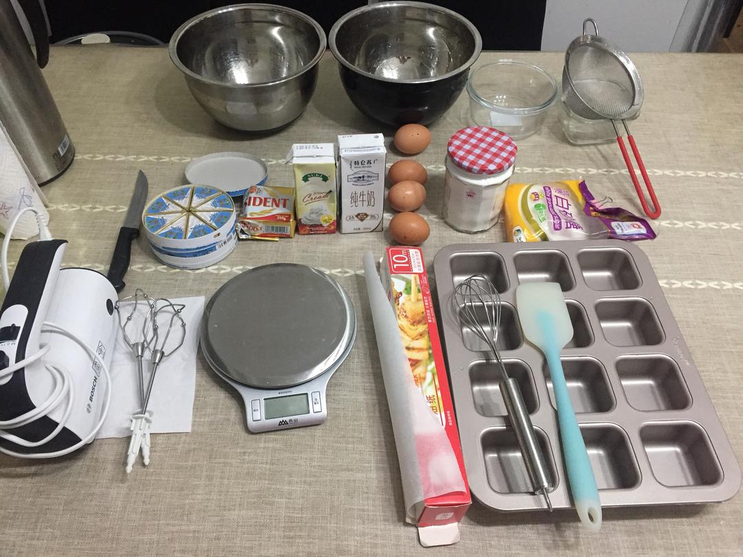 纯奶手撕吐司的做法 步骤1