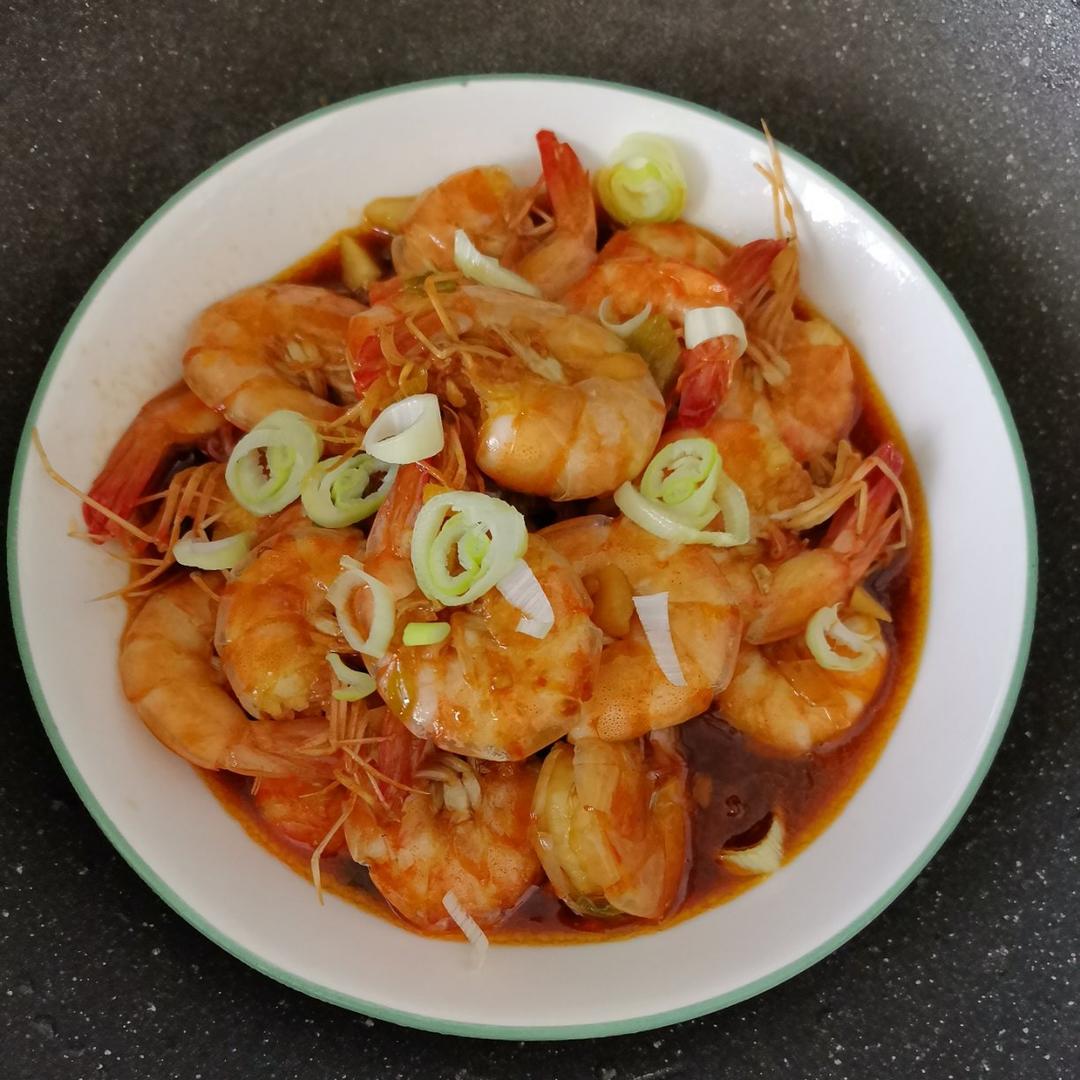 家庭版油焖大虾