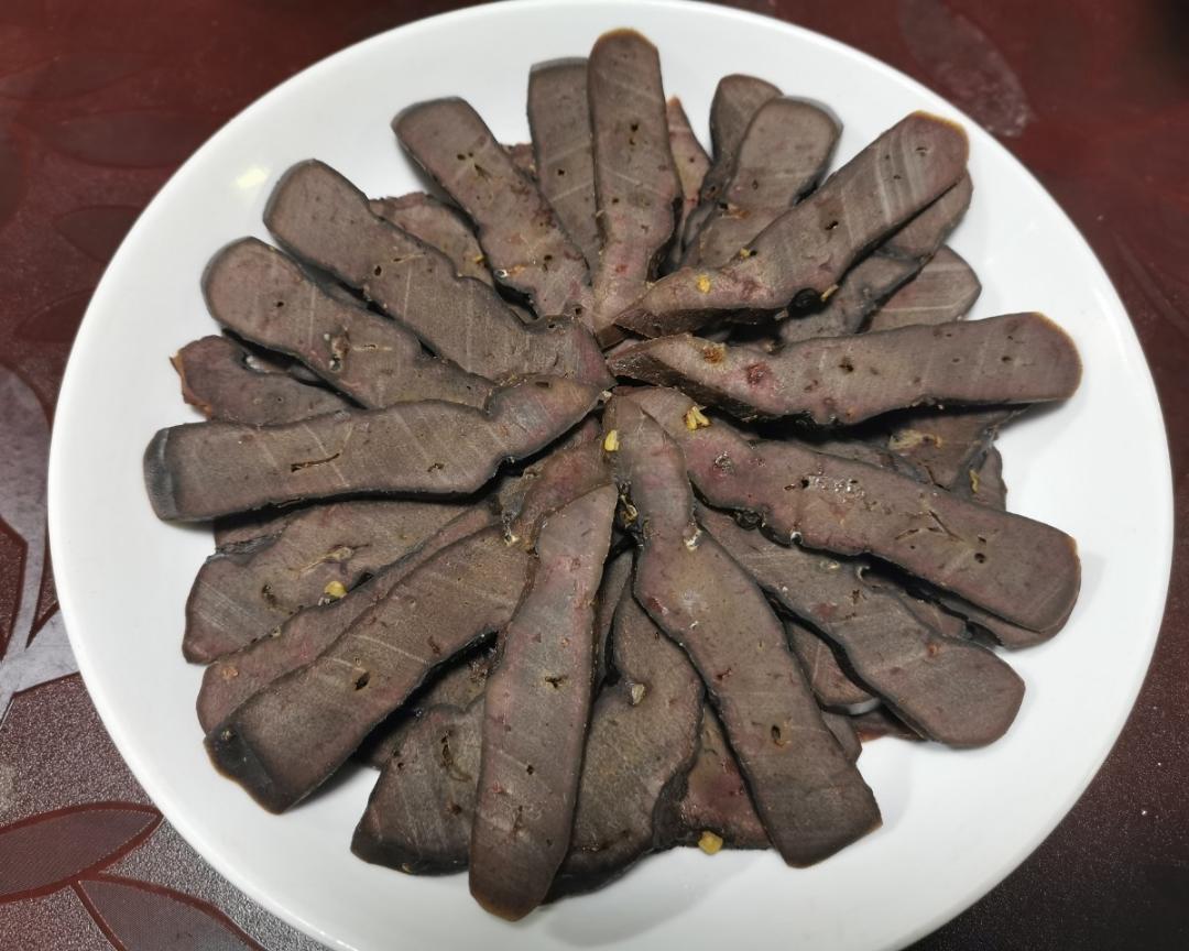 自制“风干（腌）牛肝或猪肝”