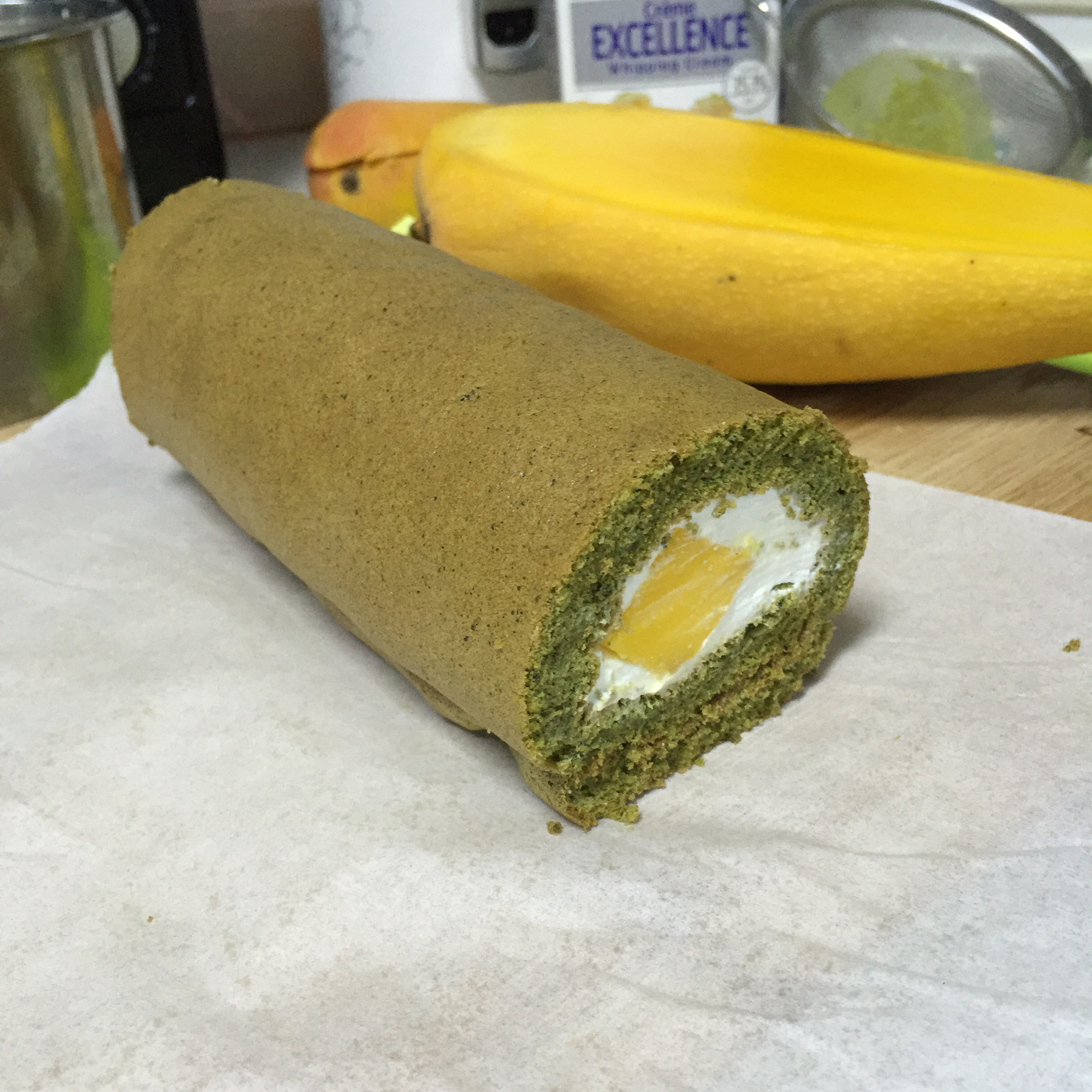 日式抹茶蛋糕卷