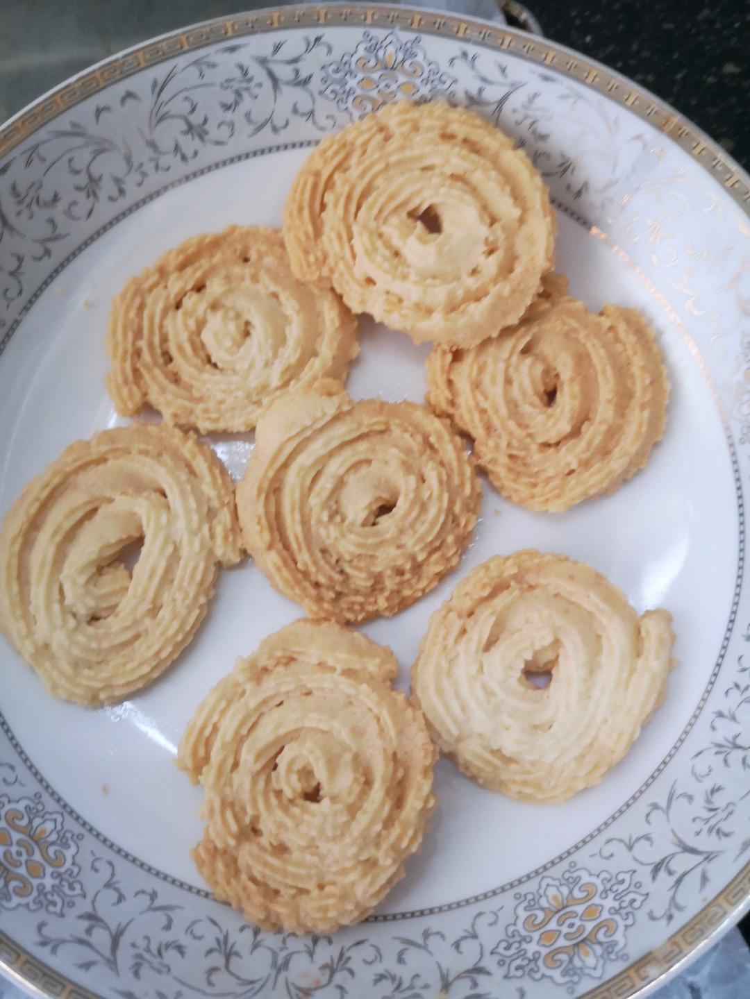 曲奇饼干，完美配方超好挤，酥到不敢碰，一个月还能酥掉渣