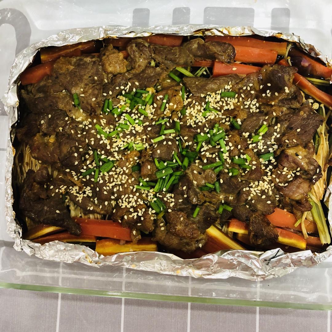 锡纸烤牛肉