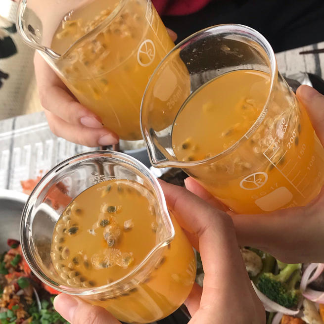 夏日水果茶公式（附奶盖做法）