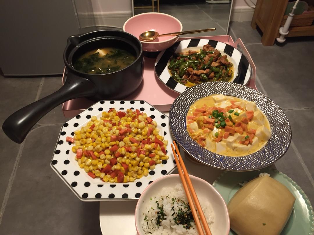 老丁的私房菜-蟹黄豆腐