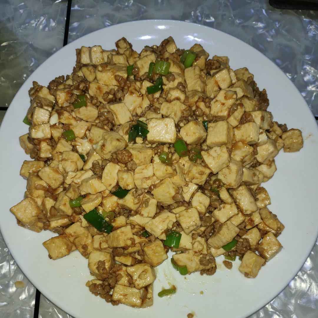 肉末烧豆腐