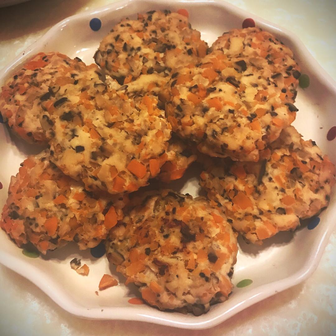 健身必备-鸡胸饼