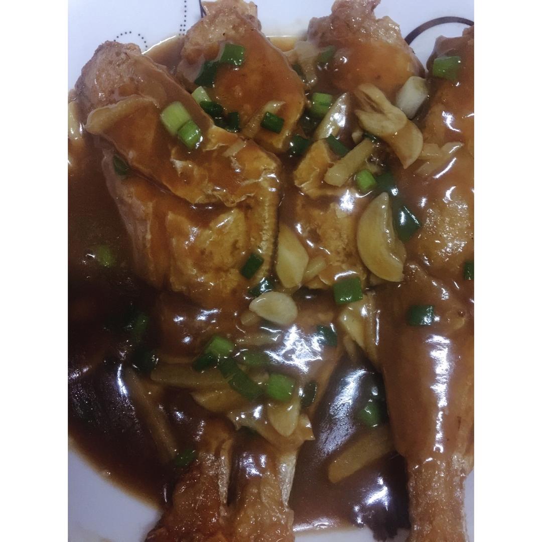 红烧剥皮鱼