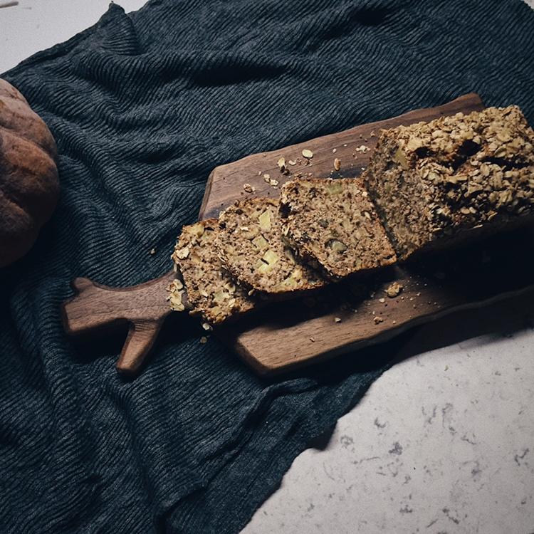 暖香燕麦苹果快手面包丨健康·烘焙