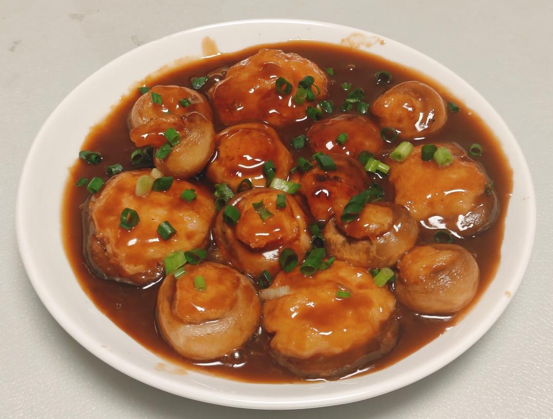 快乐减脂，鲜美Q弹的【口蘑虾滑】