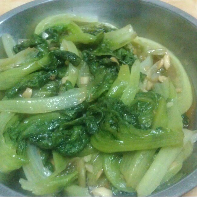白灼生菜
