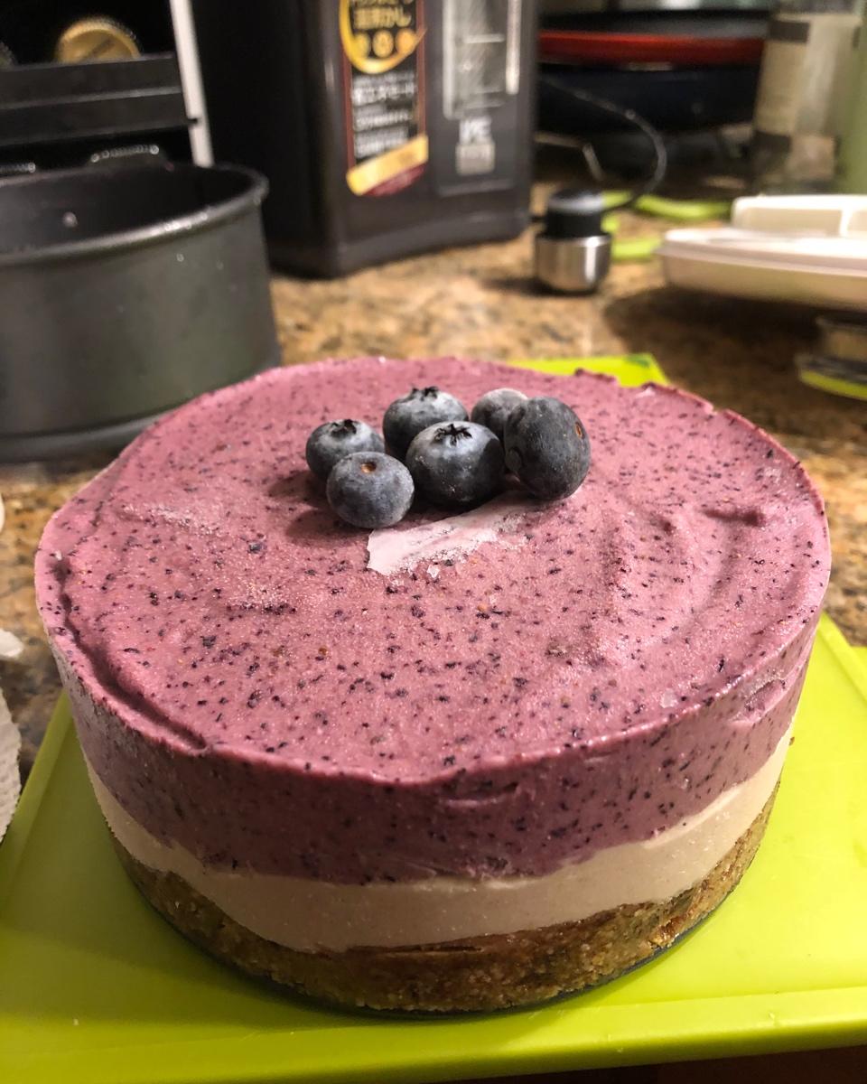 没有cheese的蓝莓草莓cheesecake