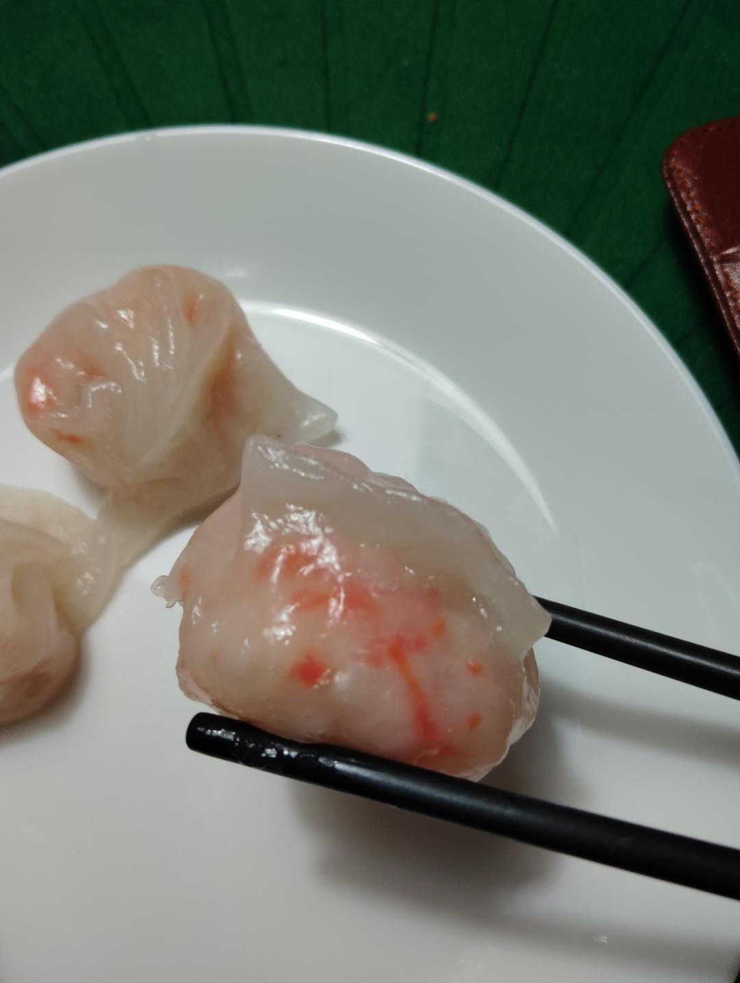 弯梳虾饺