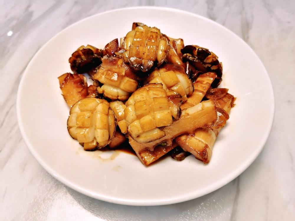 春笋焖鲍鱼😂超简单的做法