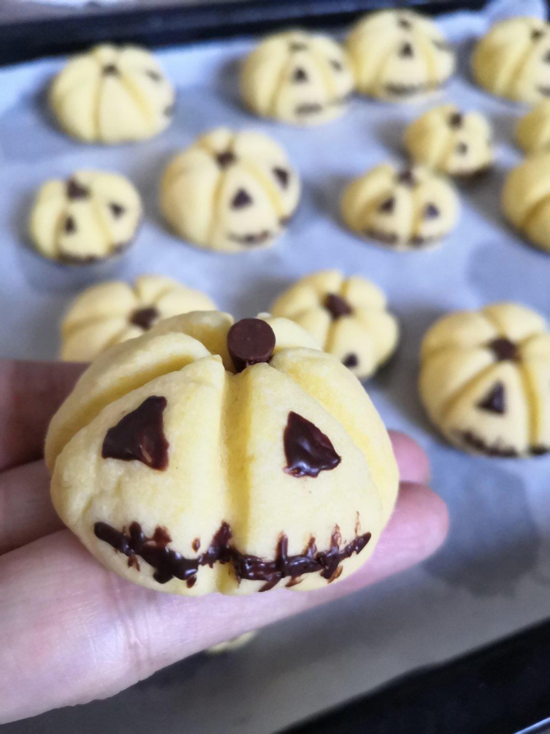 酥脆的南瓜饼干「万圣节」