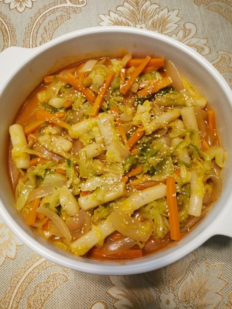 韩式辣炒年糕（or网红芝士套路之芝心年糕）