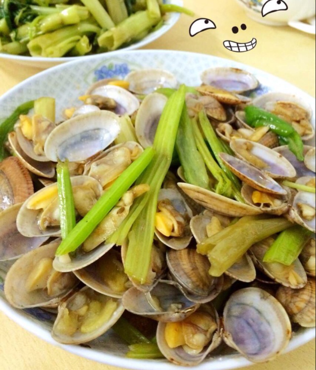 姜葱炒花甲