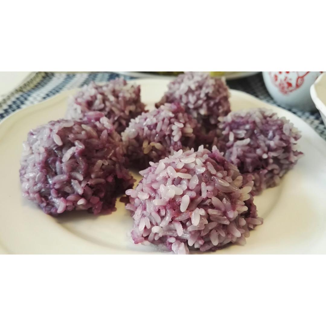 珍珠紫薯芒果球