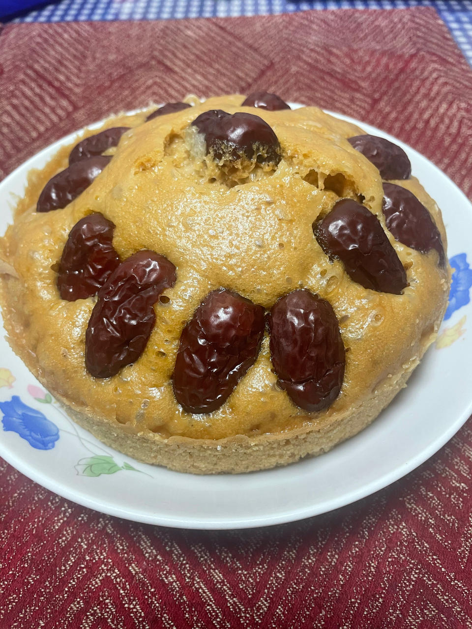 简单零失败红糖发糕枣糕『超松软红枣多多美味升级版』