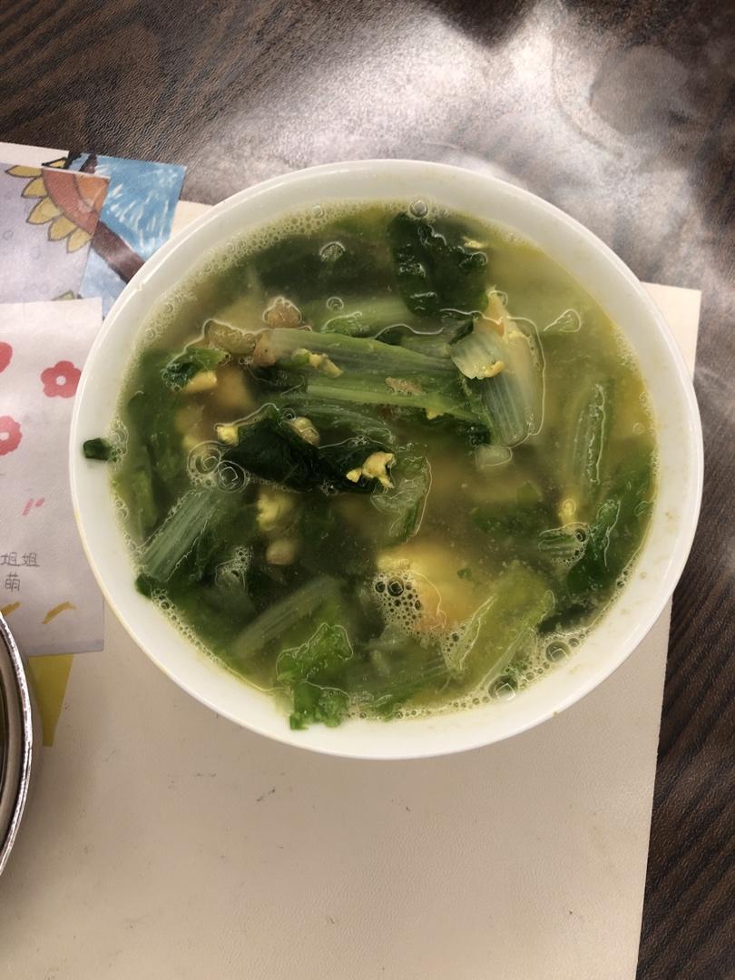 小白菜鸡蛋汤