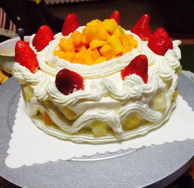 简单好做的8寸戚风蛋糕