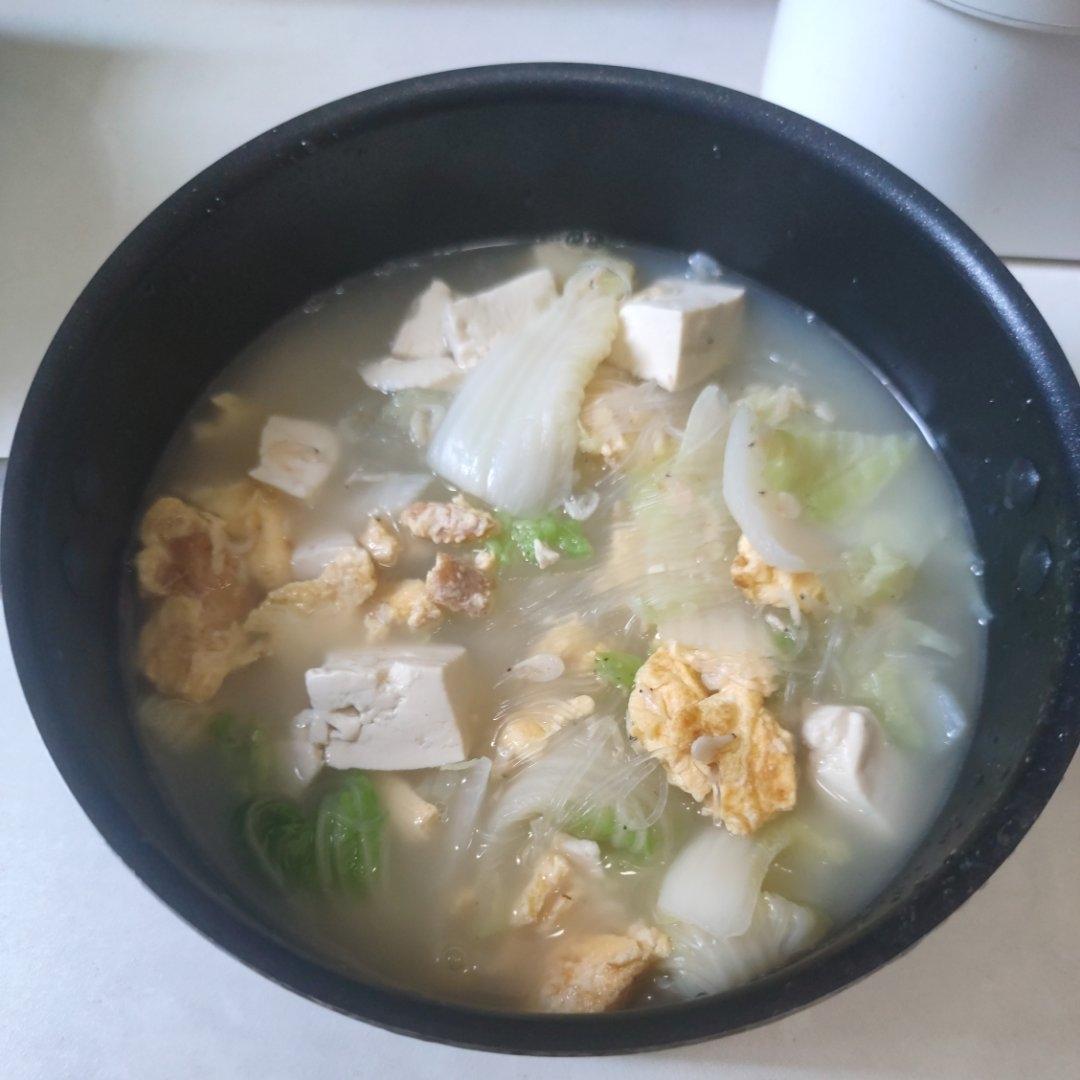 白菜粉丝汤