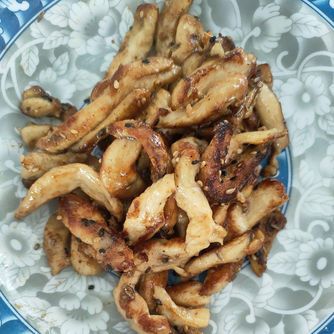 🔥孜然鸡胸肉，好吃停不下来❗️