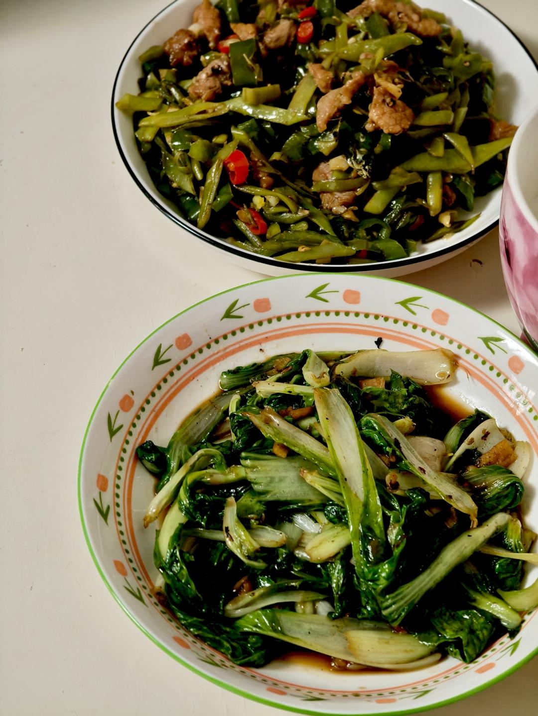 扁豆角炒肉