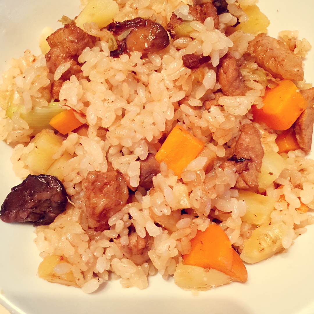 香菇肉饭