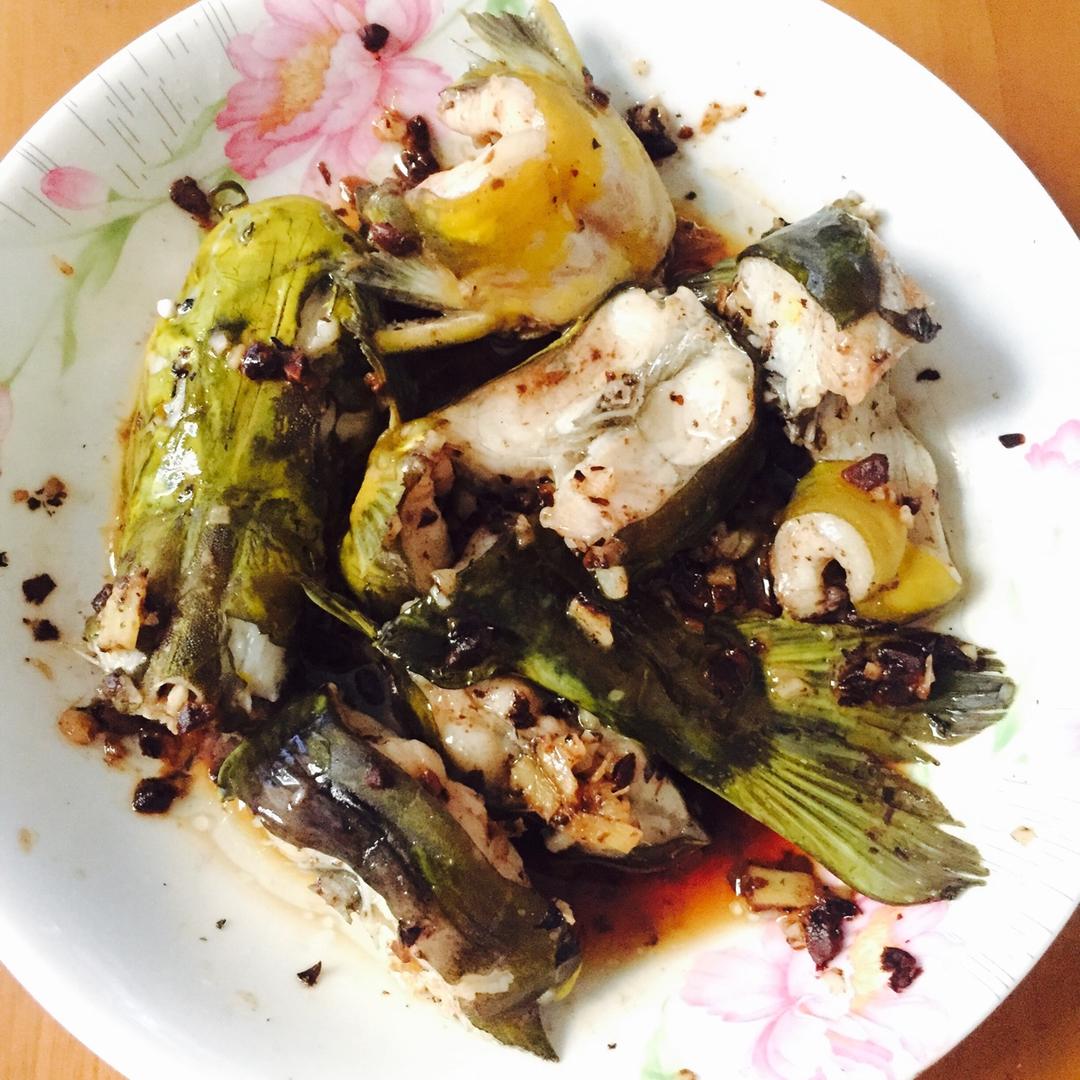豆豉蒸黄骨鱼