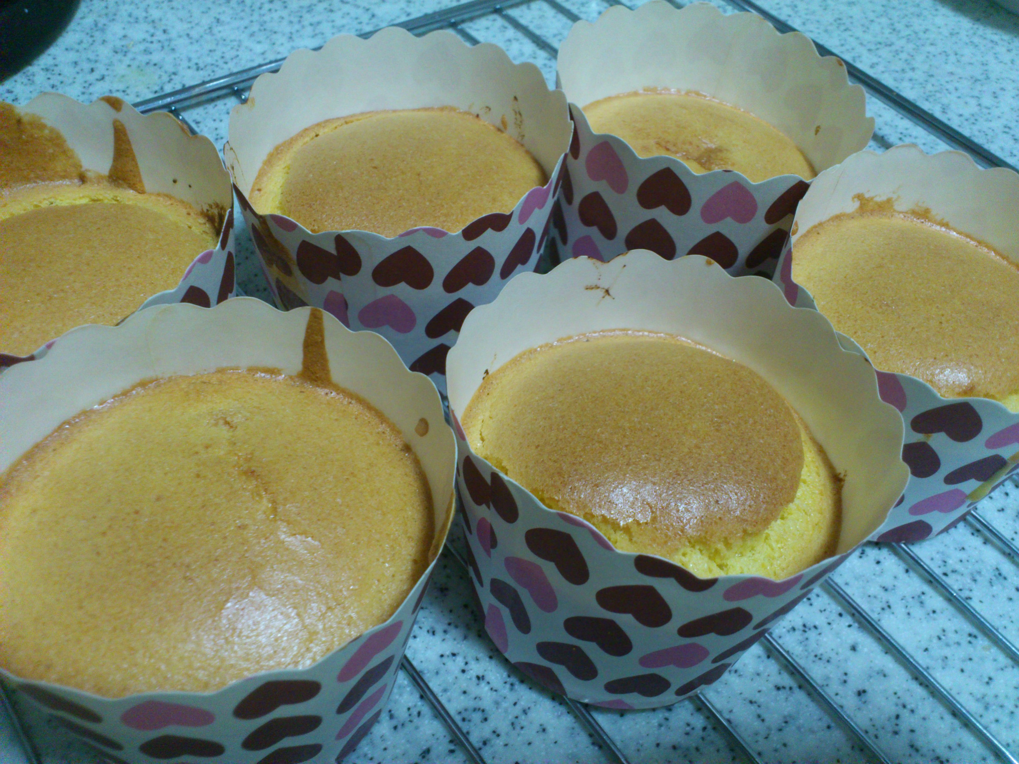 榴莲夹心杯子蛋糕