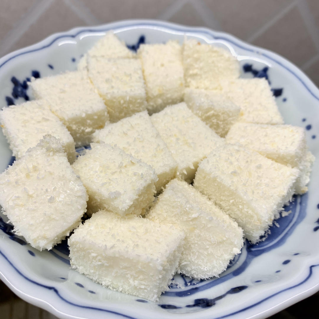 [无奶油]椰奶冻/椰丝小方