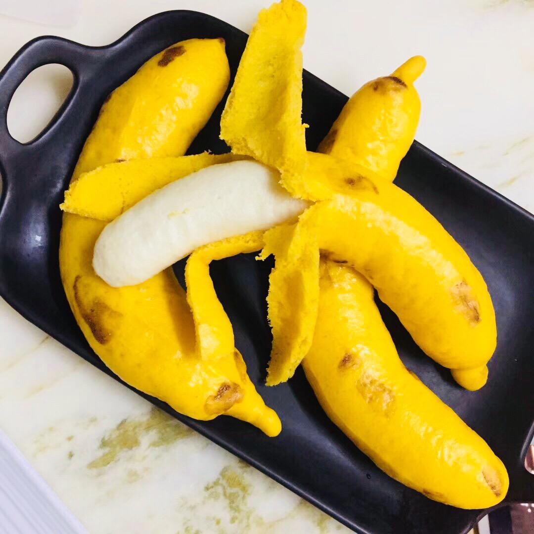 卡通馒头-象形香蕉馒头