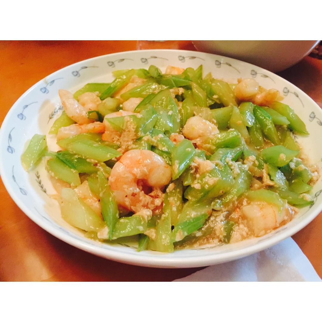 西芹炒虾仁